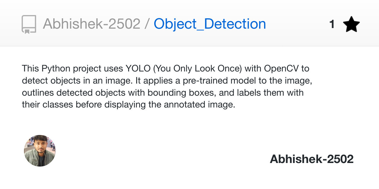 Object Detection